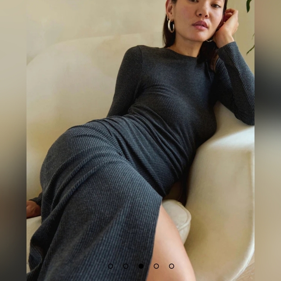 NATION Penn Dress Dark Heather Charcoal Sz XL NEW - Picture 5 of 8